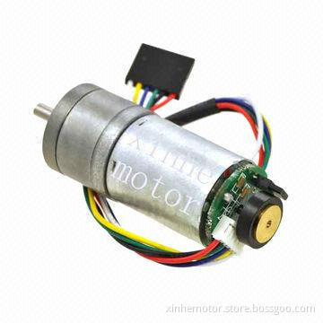 25mm Metal gear motor with encoder of robot, low noise, big torque